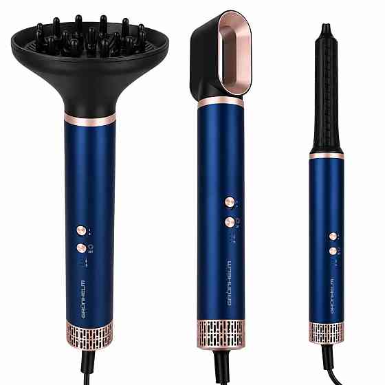 Фен-щетка Grunhelm GHD-816 1500 Вт синий Київ
