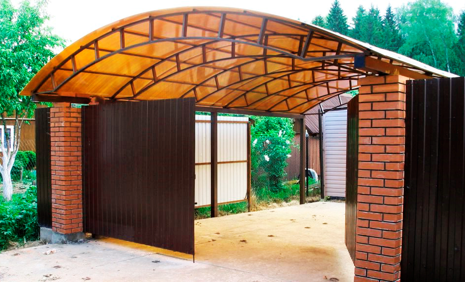 Розпашні ворота, відкатні ворота, навіс, альтанка, паркан кований, балконні огорожі. Кривой Рог - изображение 1