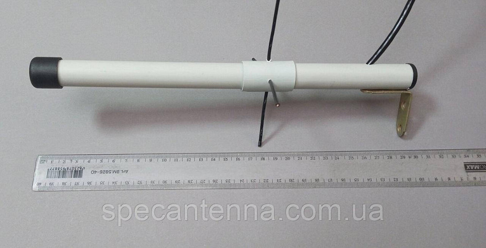 Антенна 1150-1250 МГц 6 дБ 50 Вт круговая DN111206W, SMA-male разъем, светло-серая Дніпро - зображення 2