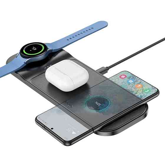 БЗУ Hoco CQ6 Power 3-in-1 wireless fast charger (for Samsung Watch) Херсон