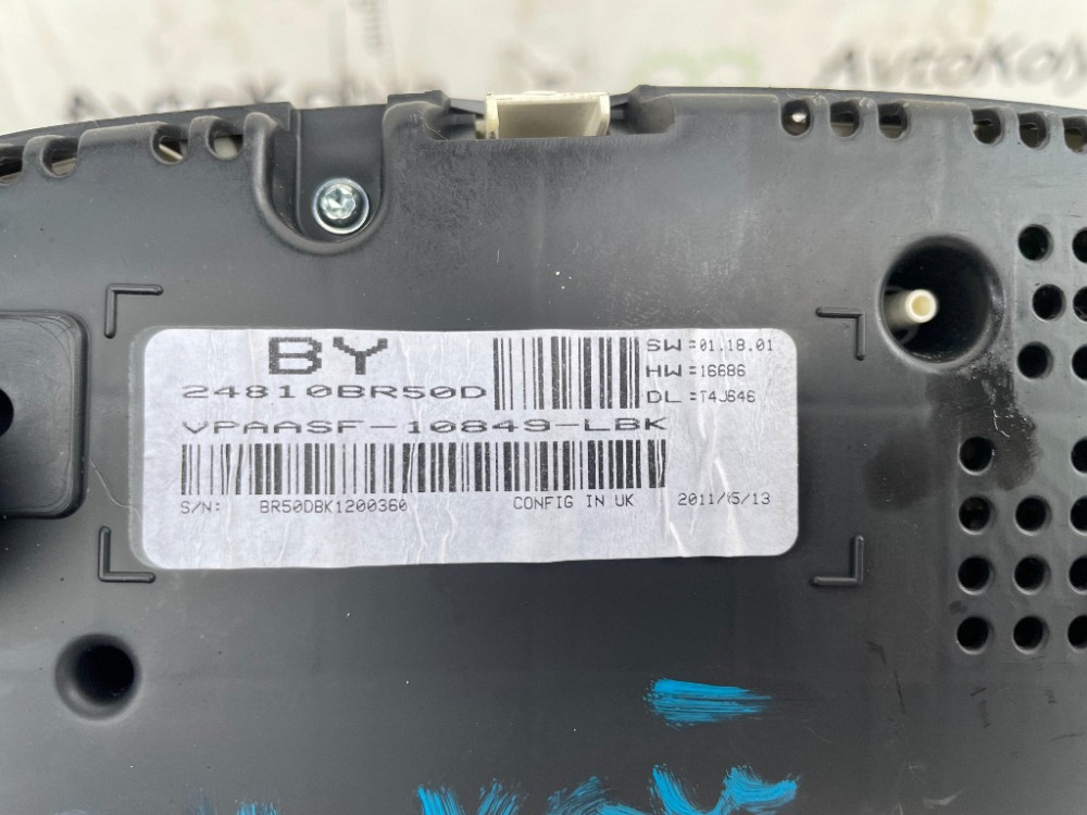 Панель приборов (спидометр) Nissan Qashqai 2007-2013 (24810BR50D) Ковель - зображення 4