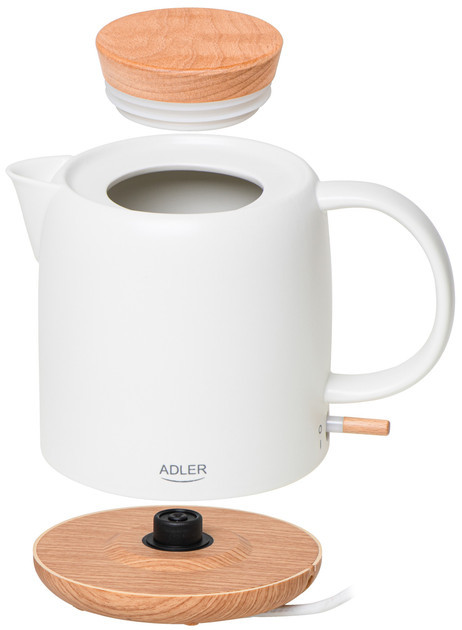 Электрочайник Adler AD 1304 1 л белый Київ - зображення 8