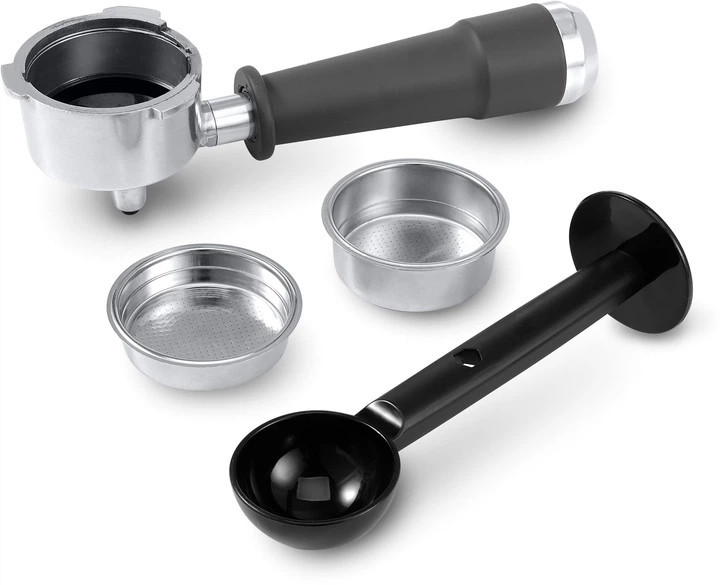 Кофеварка рожковая Delonghi Linea Classic EM450.M 1325 Вт серебристая Київ - зображення 9