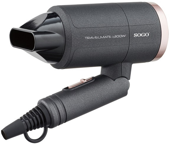 Фен для сушки волос SOGO SS-3620 1200 Вт серый Київ - зображення 4