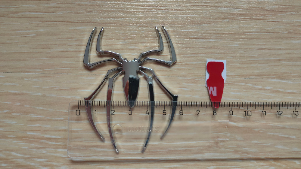 Наклейка Паук Металлическая на авто-мото Київ - зображення 5