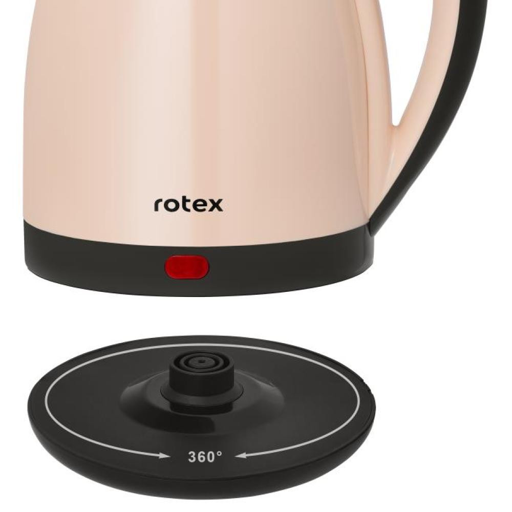 Электрочайник Rotex Termo RKT24-P 1.8 л бежевый Київ - зображення 4