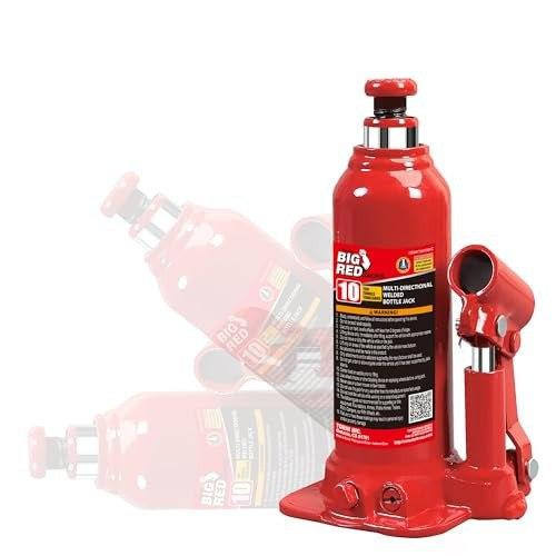 Домкрат гидравлический бутылочный с возможностью работы в горизонтальном положении 10т 222–447 мм TO Харьков - изображение 2