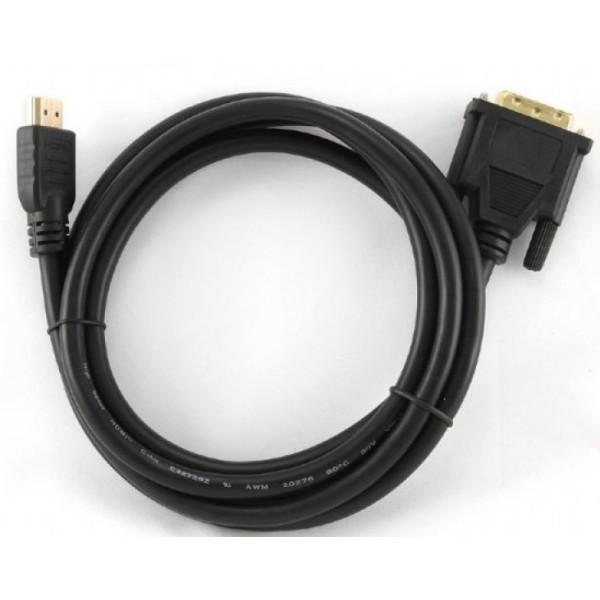 Кабель Cablexpert HDMI-DVI V 1.4 (M/M), 1.8 m Black (CC-HDMI-DVI-6) (Код товару:39277) Харків - зображення 3