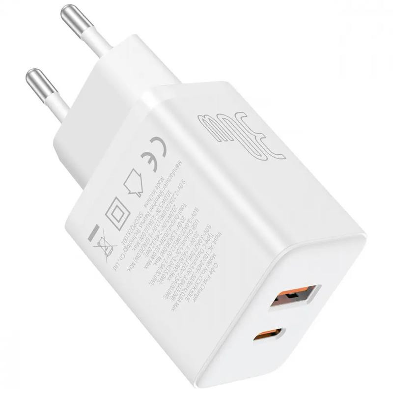 СЗУ Baseus Cube Pro Fast Charger PD30W (1USB-A/1C) (P10111404) Херсон - изображение 4