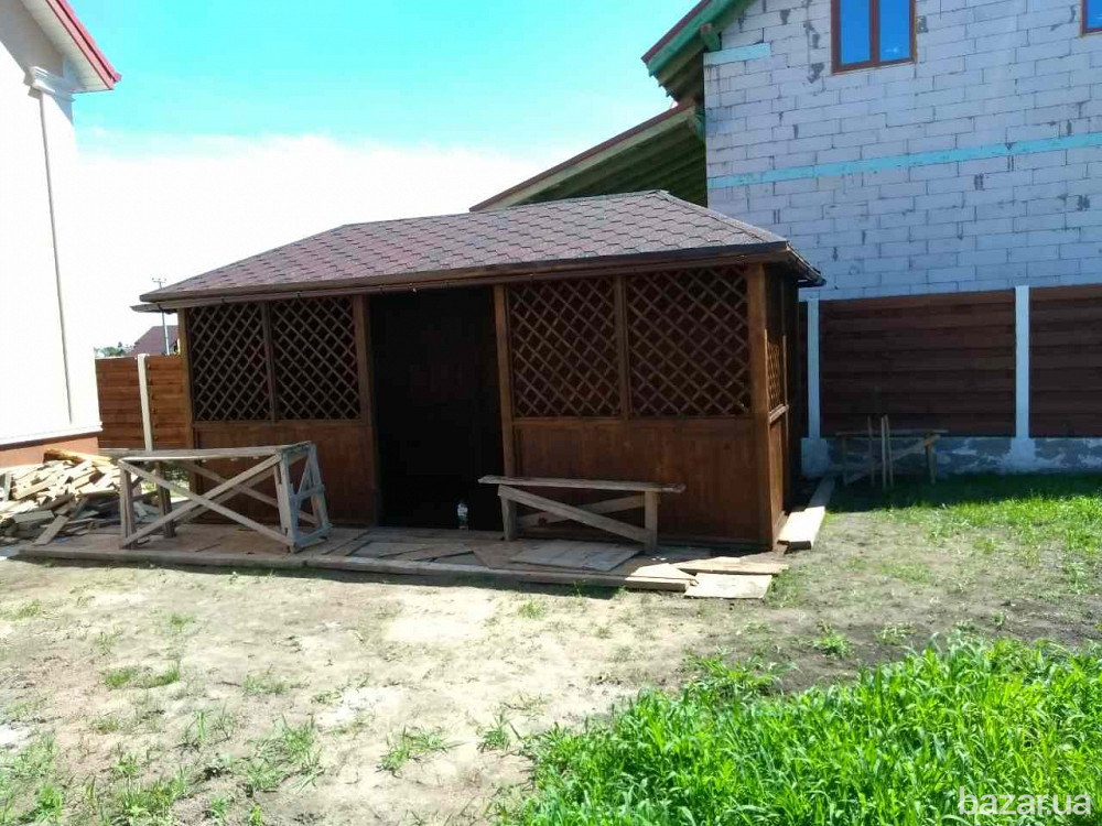 Альтанка дачна. Деревянная беседка. Альтанка под заказ Киев - изображение 3