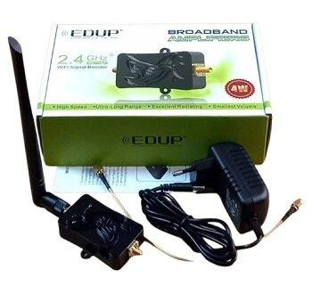 Усилитель сигнала 2,4 ГГц 4 Вт (36 дБм), оригинал EDUP EP-AB007 с антенной панельной 2х12-18 дБ (828 Днепр - изображение 4