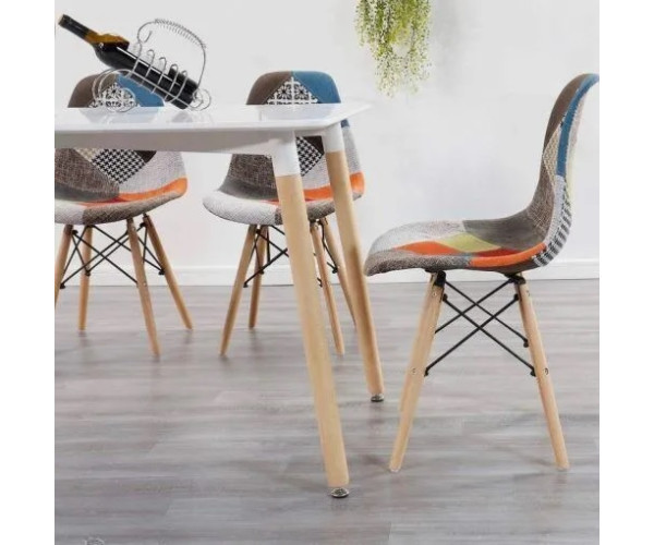 Стілець Тауер Вуд Р м'який тканина печворк Дніпро - зображення 5