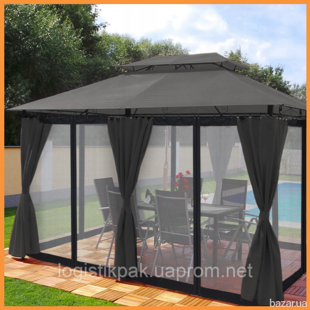 Сетка оконная от комаров 1.8х30 м FiberGlass (серая) Харьков - изображение 6