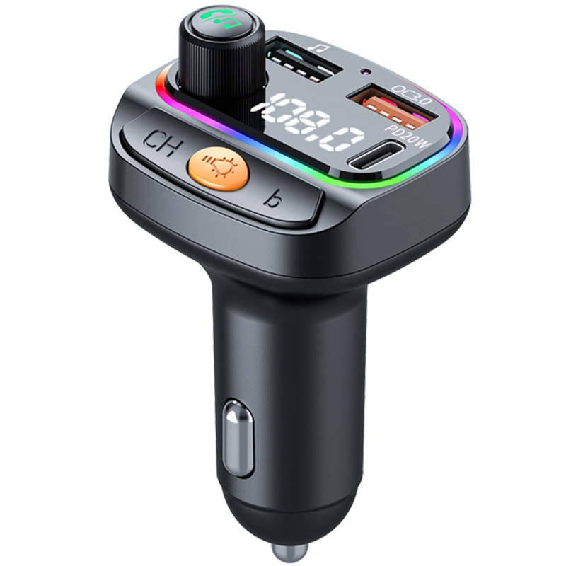 АЗУ FM модулятор WIWU QC031 MP3 Car PD20W+QC3.0 (2USB-A/1C) Херсон - изображение 1