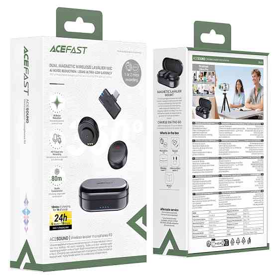 Петличный беспроводной микрофон Acefast R3 Type-C Херсон