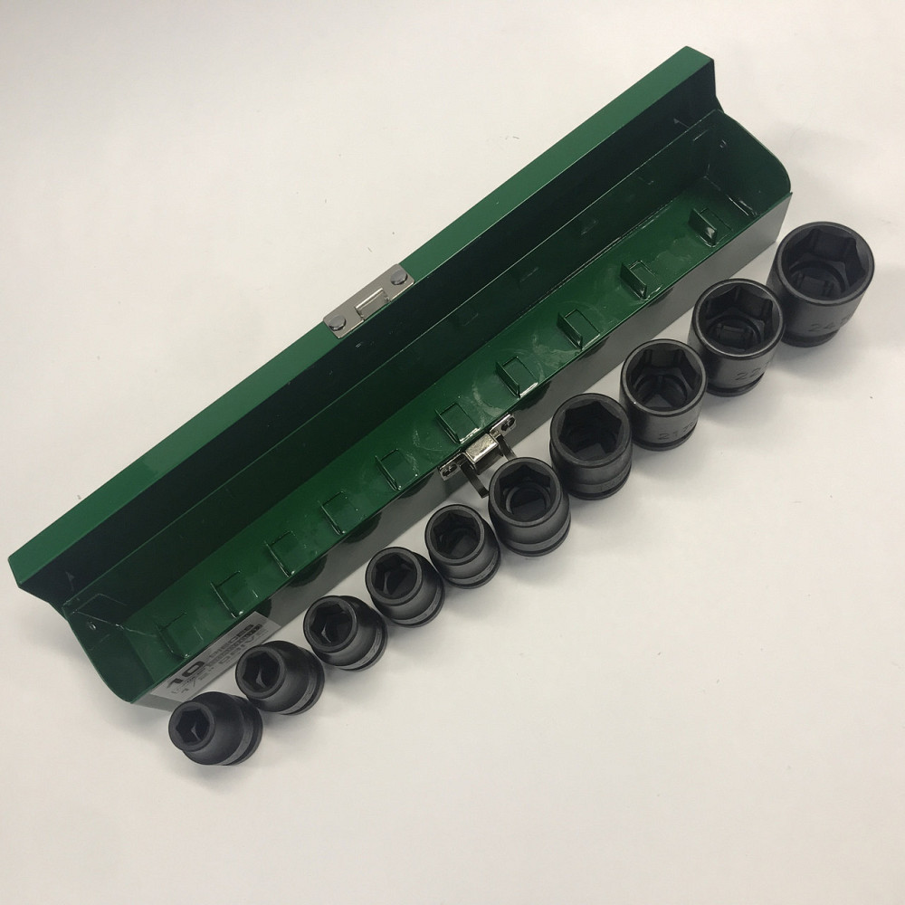 Набор ударных головок TOPTUL 1/2" 10-24мм 10ед. GDAD1001 Харків - зображення 4