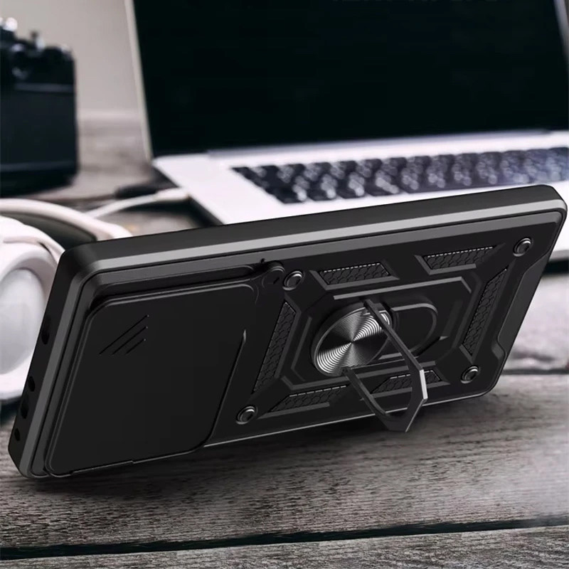 Ударопрочный чехол Camshield Serge Ring для Xiaomi Redmi Note 14 4G (Europe version) Херсон - изображение 3