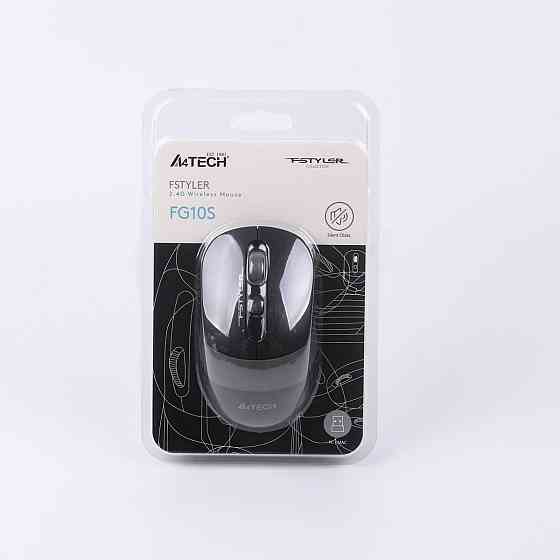 Мышь компьютерная безпроводная A4Tech Fstyler FG10S Black/Grey серая Київ