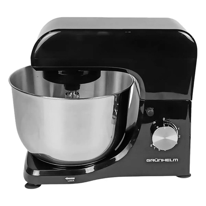 Кухонный комбайн Grunhelm GKM0019B 1500 Вт черный Київ - зображення 1
