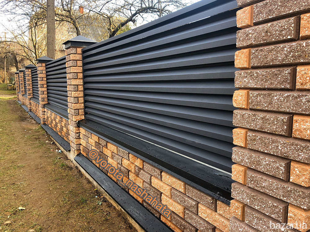 Виробник парканів/огорожі Жалюзі у Львові.Металевий паркан Жалюзі. Львов - изображение 6