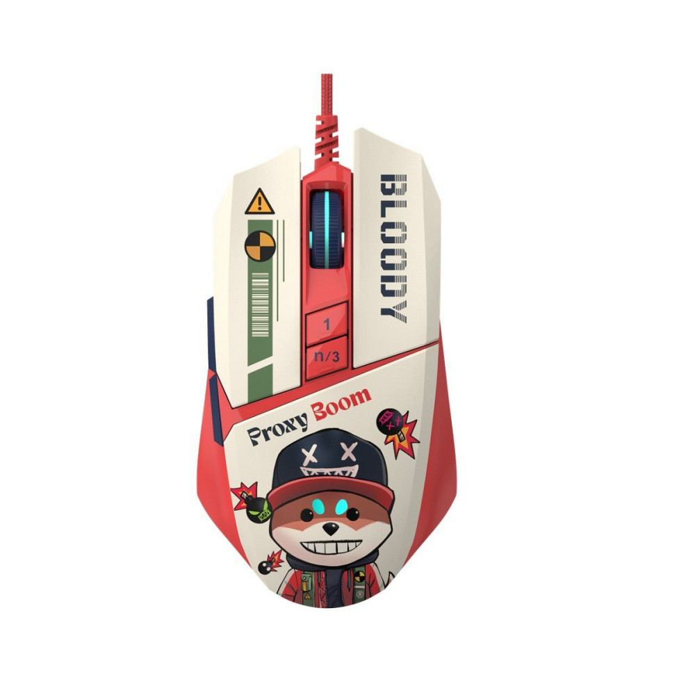 Мышь компьютерная безпроводная Bloody W63 Max Proxy Boom молочная Киев - изображение 1