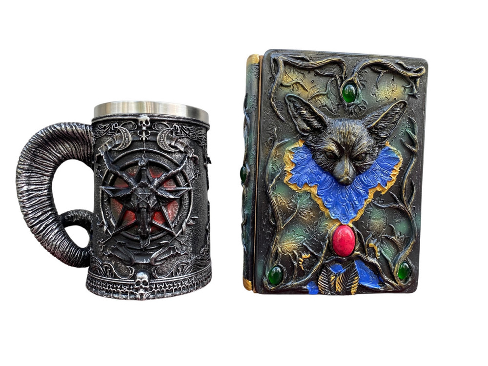 Подарочный набор Кухоль 3 Древние Боги и Блокнот 3 «Лесной Гримуар Лисы» Киев - изображение 3