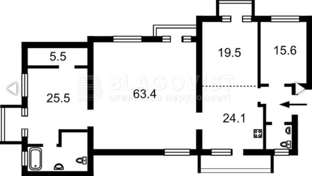 продажа 4-к квартира Киев, Печерский, 315000 $ Киев - изображение 4