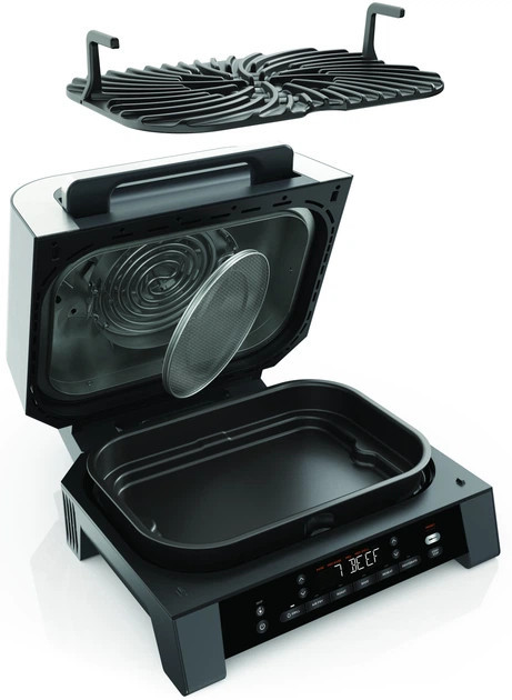 Гриль-барбекю электрический Ninja Foodi MAX Air Grill & Air Fryer с Сooking probe DG551EU 1760 Вт че Київ - зображення 3