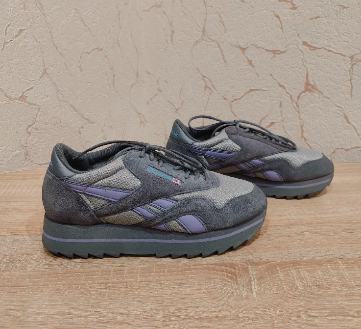 Оригінальні нові замшеві кросівки снікерси Reebok 40.5р./26.5 см Раздельная - изображение 2