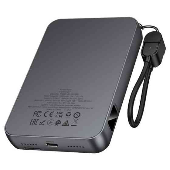 PowerBank HOCO Q47 Shine 10000mAh PD20W + Game Console Metal Gray Харьков