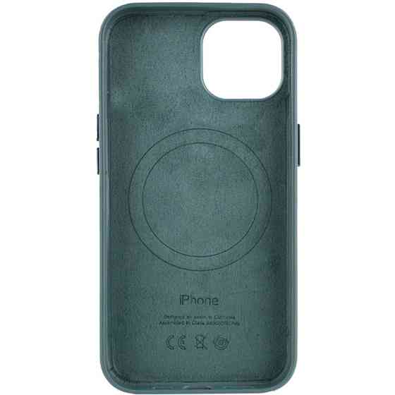 Кожаный чехол Leather Case (AA Plus) with Magnetic Fit для Apple iPhone 14 (6.1") Херсон