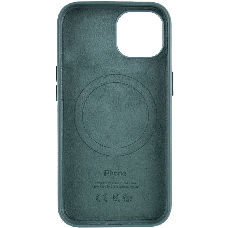 Кожаный чехол Leather Case (AA Plus) with Magnetic Fit для Apple iPhone 14 (6.1") Херсон - зображення 2