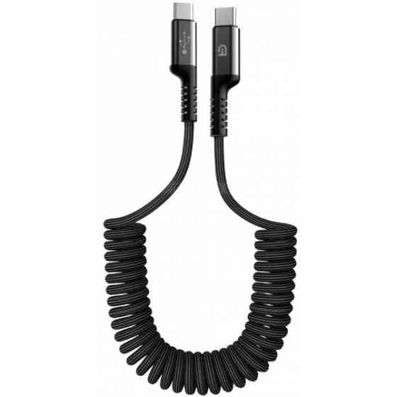 Кабель ArmorStandart AR17 Spiral Type-C to Type-C 3A 1m Black (ARM75392) (Код товару:37748) Харків