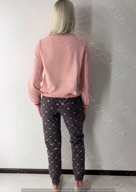 Комплект женской пижамы из коллекции "Orsetto" (арт. LPK 0481/05/01) Кривий Ріг - зображення 7