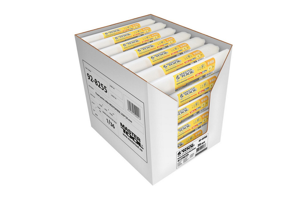 Валик малярный MASTERTOOL Moltopren 50/250 мм Ø 6 мм 92-8255_Р Харьков - изображение 4