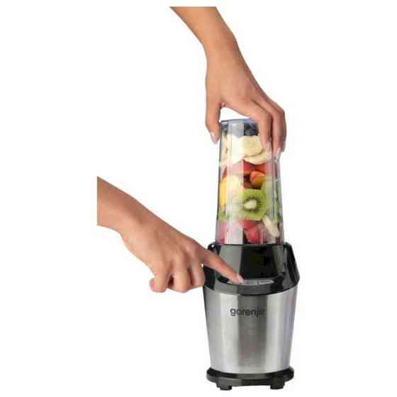 Фитнес-блендер Gorenje BN 1000 BK 1000 Вт серебристый Київ