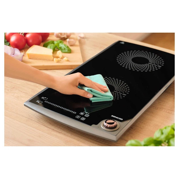 Электроплита индукционная Sencor SCP5414GY 3100 Вт черная Киев - изображение 3