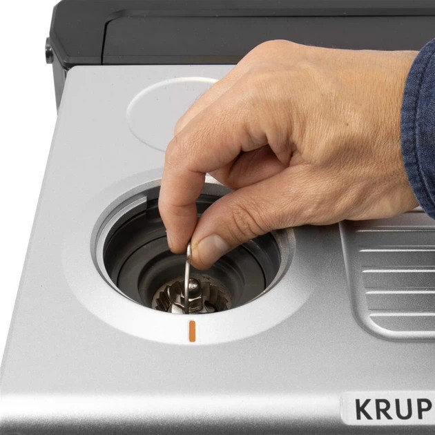 Кофеварка рожковая Krups Precision XP804T10 1380 Вт серебристая Киев - изображение 7