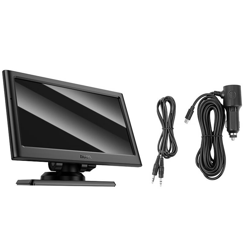 Мультимедийный автомобильный монитор Hoco HU2 Imogen 7-inch car wireless portable screen Херсон - зображення 2