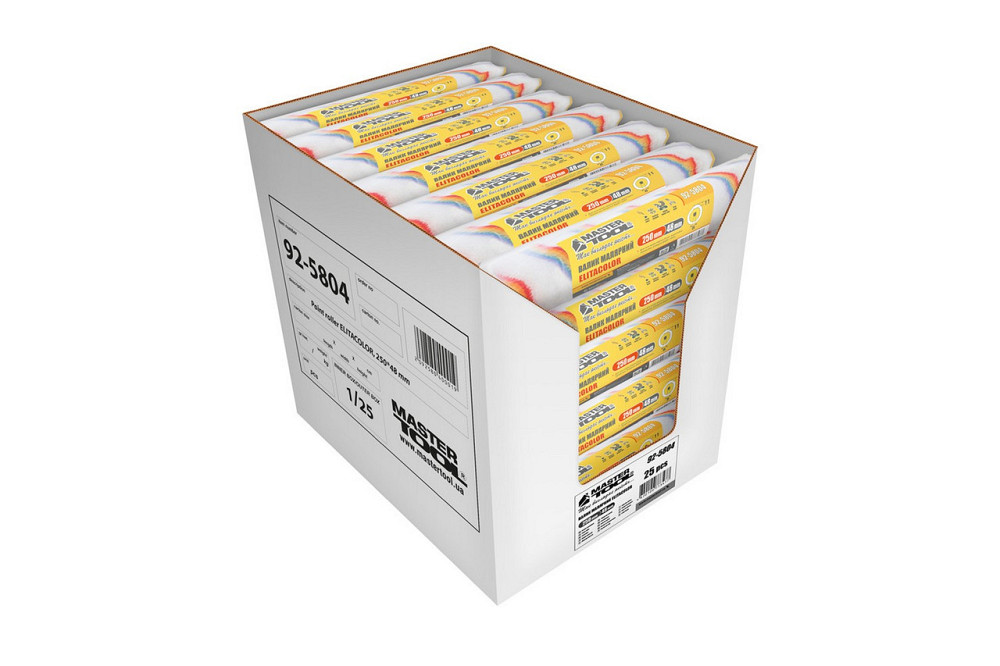 Валик малярный MASTERTOOL Elitacolor 48/250/11 мм Ø 8 мм 92-5804_Р Харьков - изображение 4