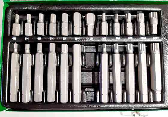 Набор бит TOPTUL 10мм HEX,TORX,SPLINE 40ед. GAAD4002 Харьков
