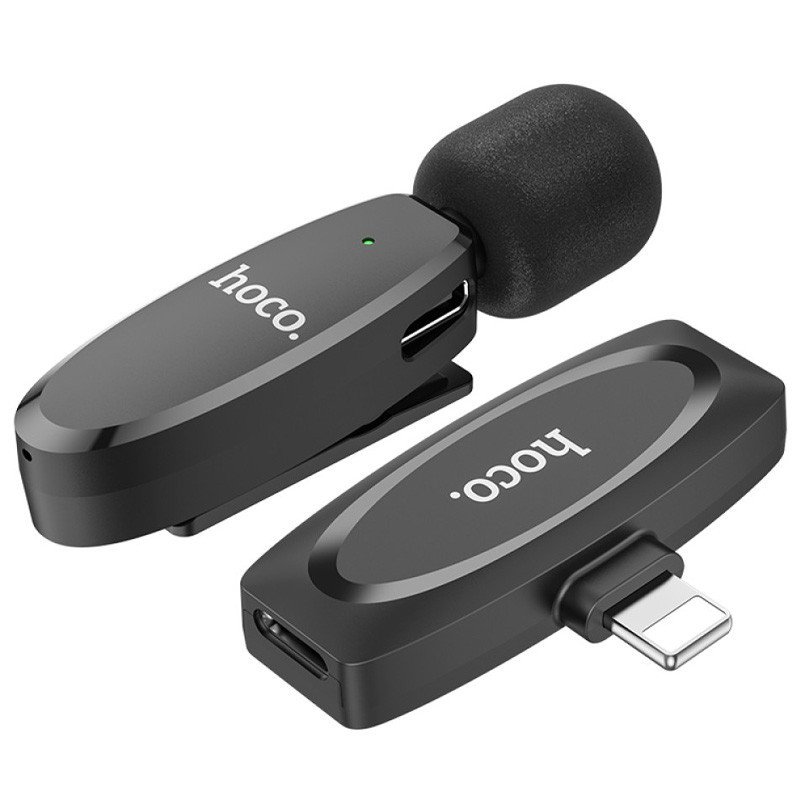 Петличный беспроводной микрофон Hoco L15 Crystal lightning Херсон - зображення 4