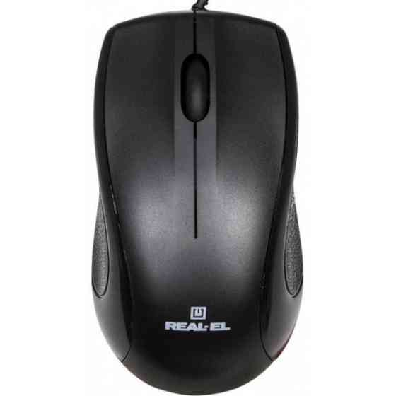 Мишка REAL-EL RM-208 USB Black (EL123200030) (Код товару:13927) Харьков