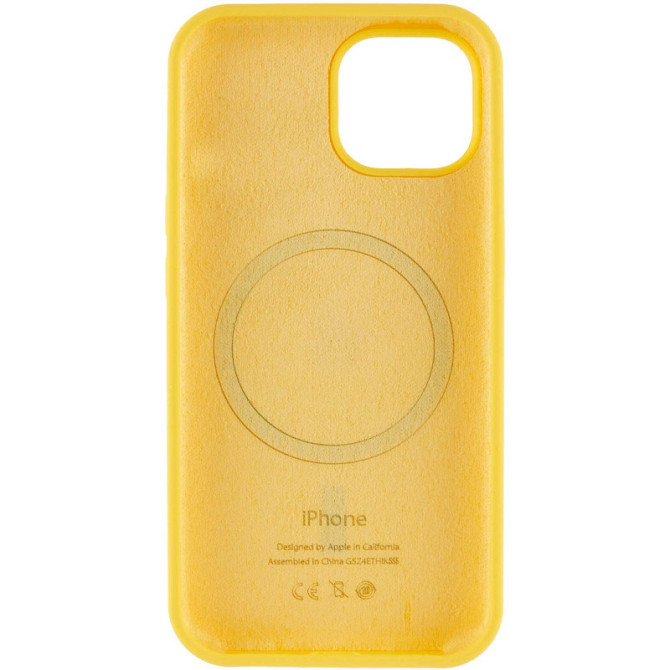 Чехол Silicone Case Full Protective (AA) with MagSafe для Apple iPhone 15 (6.1") Херсон - изображение 3