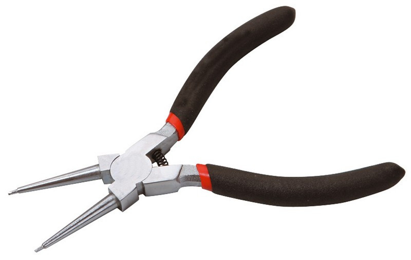 Щипцы прямые для внутренних стопорных колец MASTERTOOL 175 мм C45/HRC 38~48 75-1308 Харків - зображення 1