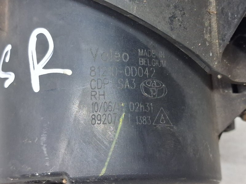 Фара противотуманная правая Toyota Auris E150 1.6 БЕНЗИН 1ZRFAE 2006 (б/у) Киев - изображение 5