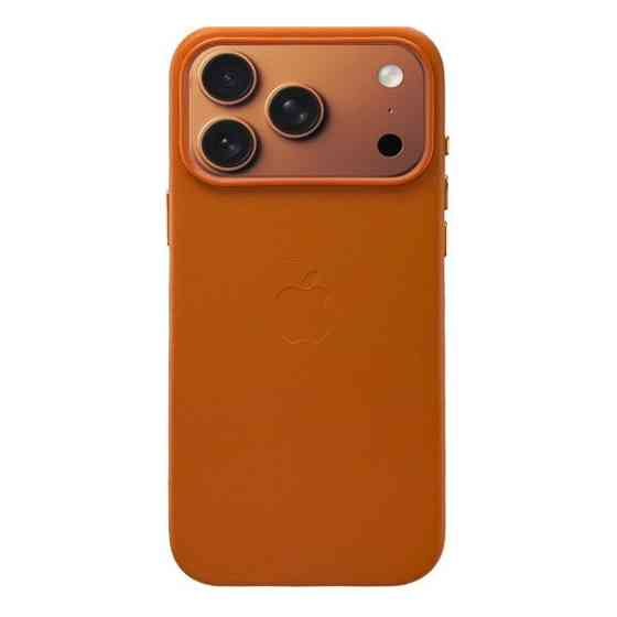 DM Чохол Leather Case with MagSafe для iPhone 17 Pro Max Orange Харків