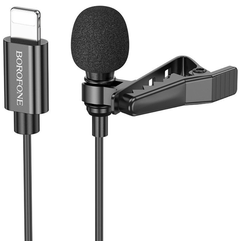 Микрофон петличный Borofone BFK11 Elegant lavalier Lightning (2m) Херсон - зображення 1