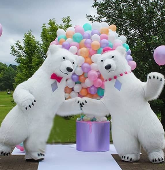 Аниматор медведь Чернигов заказать белого мишку на день рождения Чернігів - зображення 6