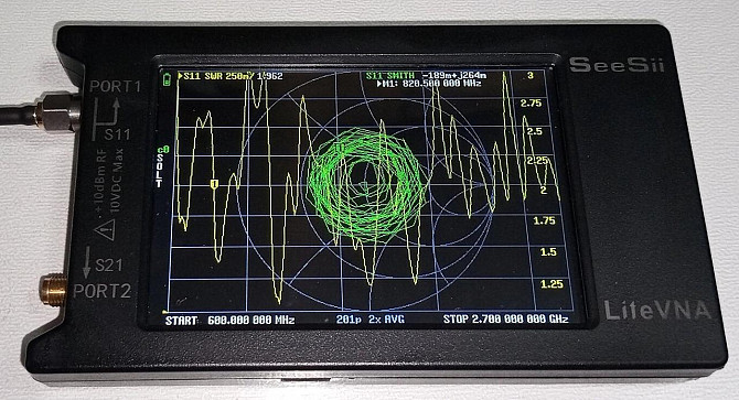 Антенна 700-2700 МГц 7 дБ, до 30 Вт, 32 см, RG 174 2 м, RP SMA, на магнитном основании. Смотрите гра Дніпро - зображення 3